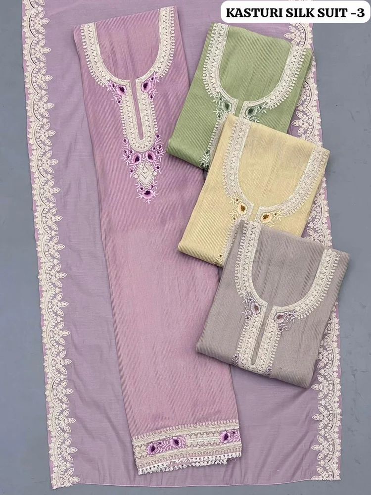 Kasturi Silk ladies  Suit