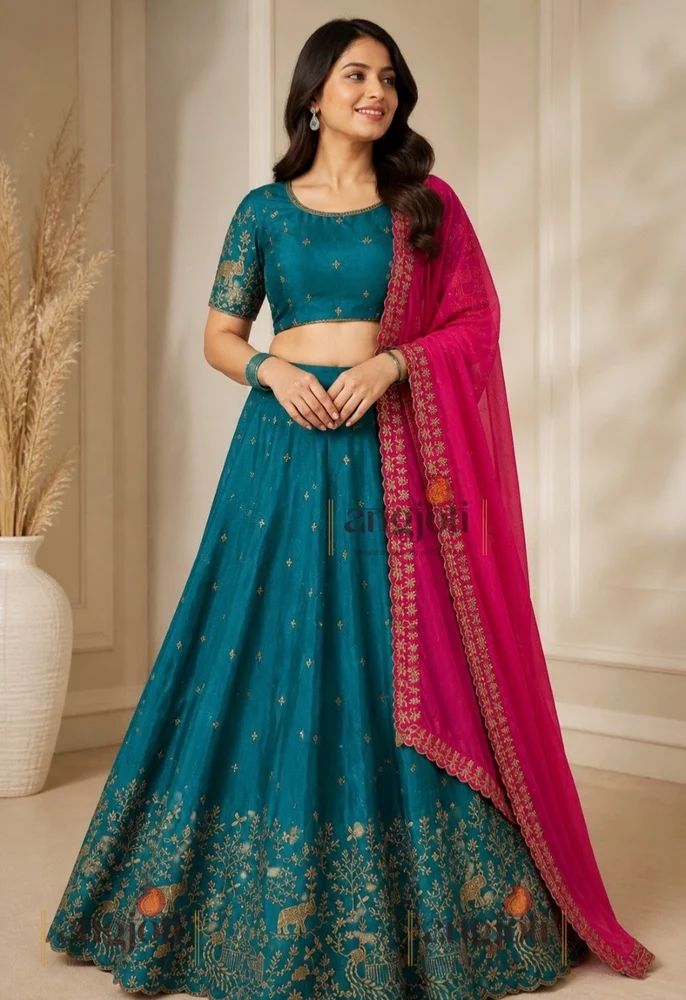 Embroidery Work Lehenga Choli