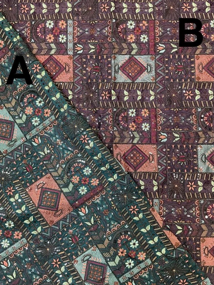 Heavy Embroidery Work Sherwani Fabric