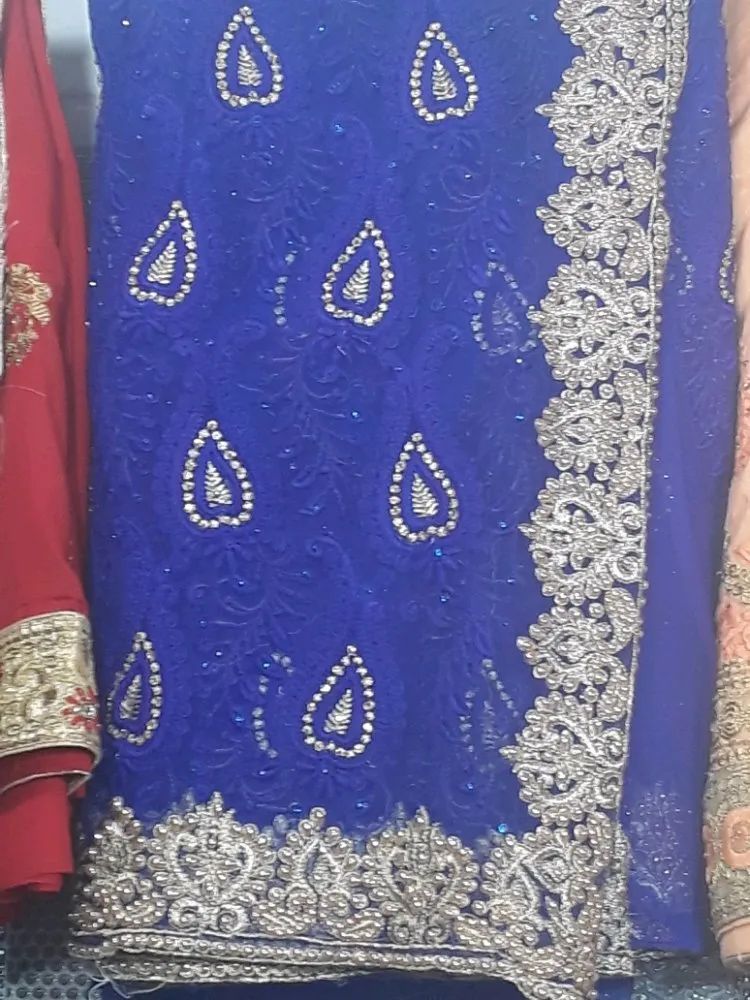Stone Work Saree