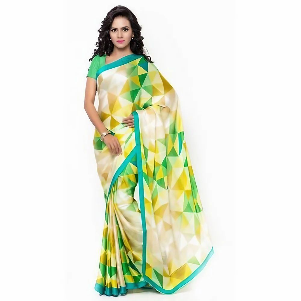 Printed Georgette Saree