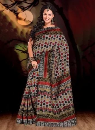 Raw Silk Saree (MUM0040566)