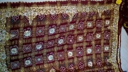 Gharchola Work Bandhani Saree