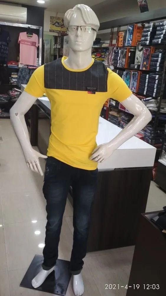 Mens Half Sleeve T Shirt
