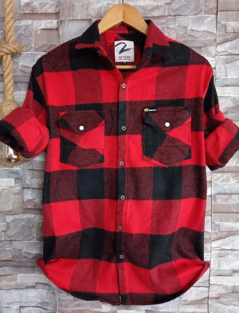 HEAVY COTTON BRUSHING CHECK SHIRT