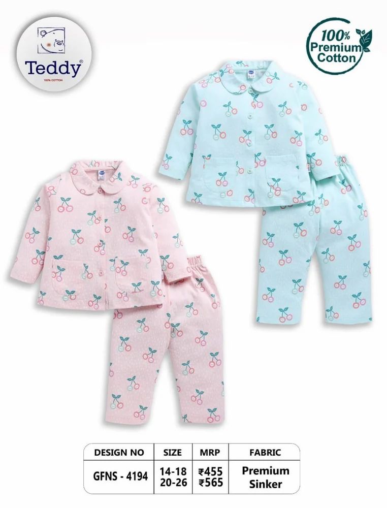 Printed Polycotton Girls Kids Wear