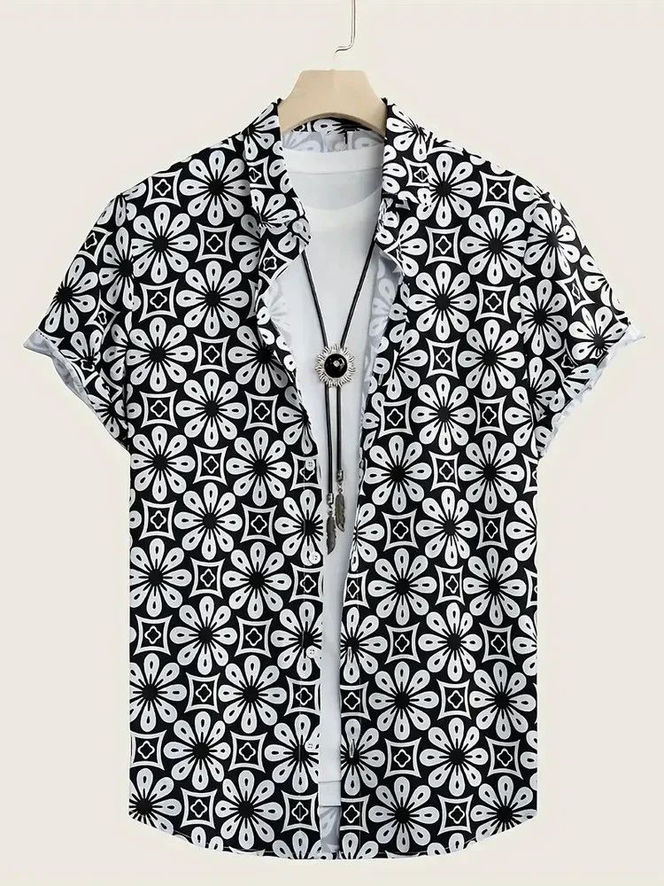 Polyster Printed Mens Shirt