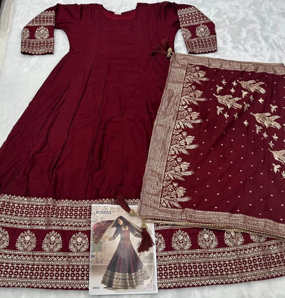 Anarkali Silk Suits