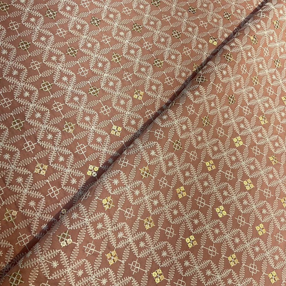 Embroidered Shifli Sherwani Fabric