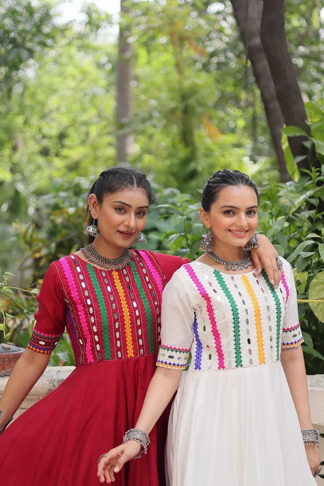 Ladies designer Navratri Gowns