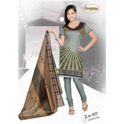 Printed Churidar Suit