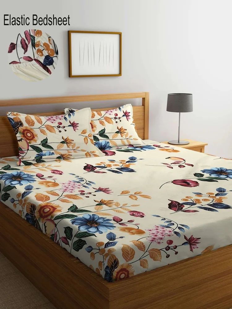 Designer Cotton Double Bed Sheet