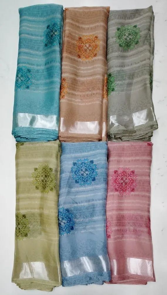 Organza Printed Sarees