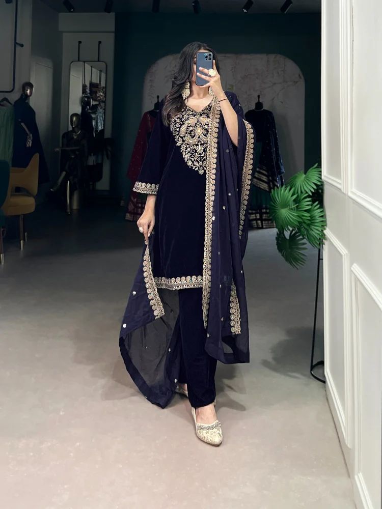Girls Velvet Dress
