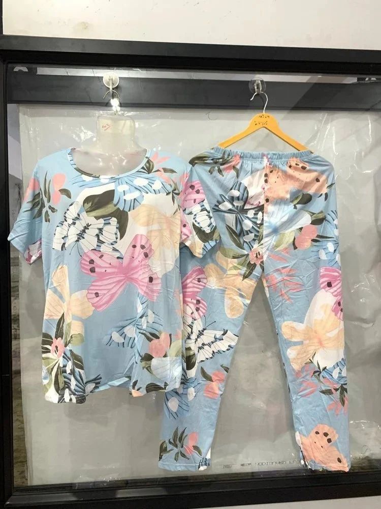 Ladies Printed lycra cord set