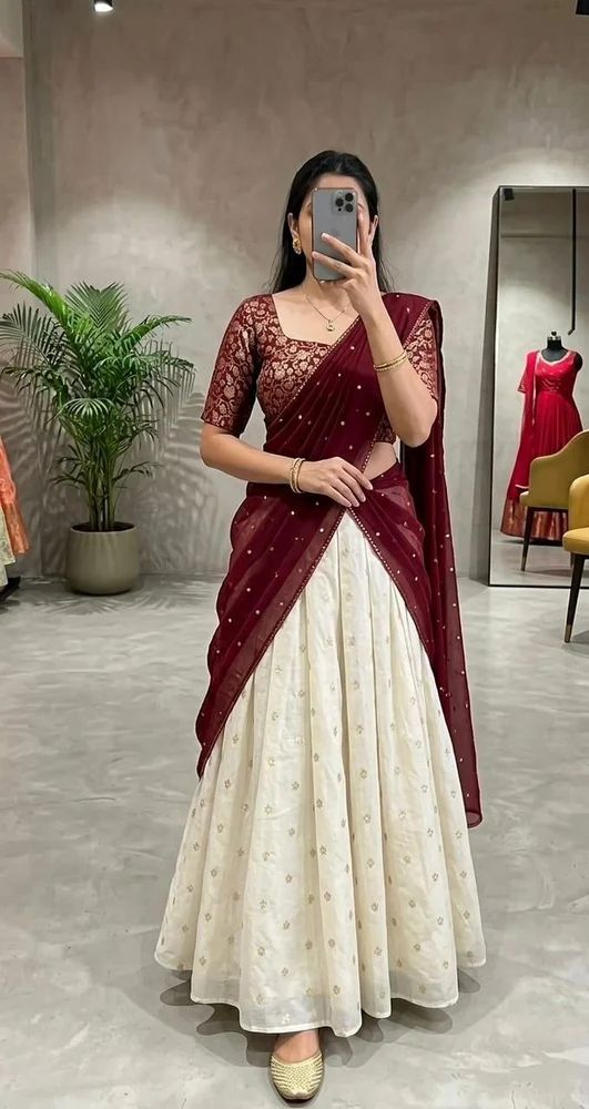 South Indian Style Lehenga