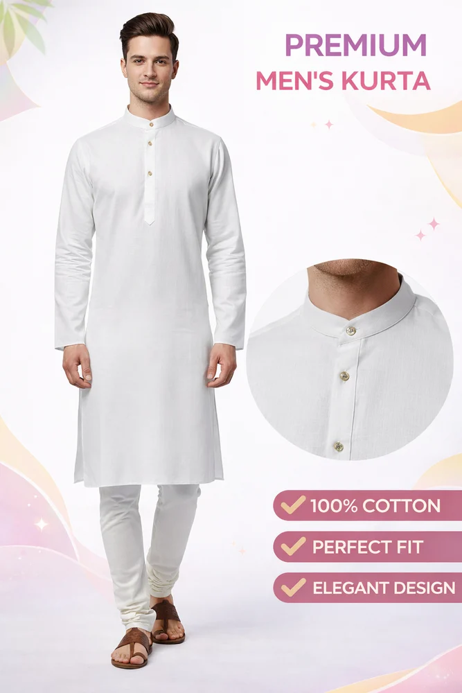 Men Cotton Kurta