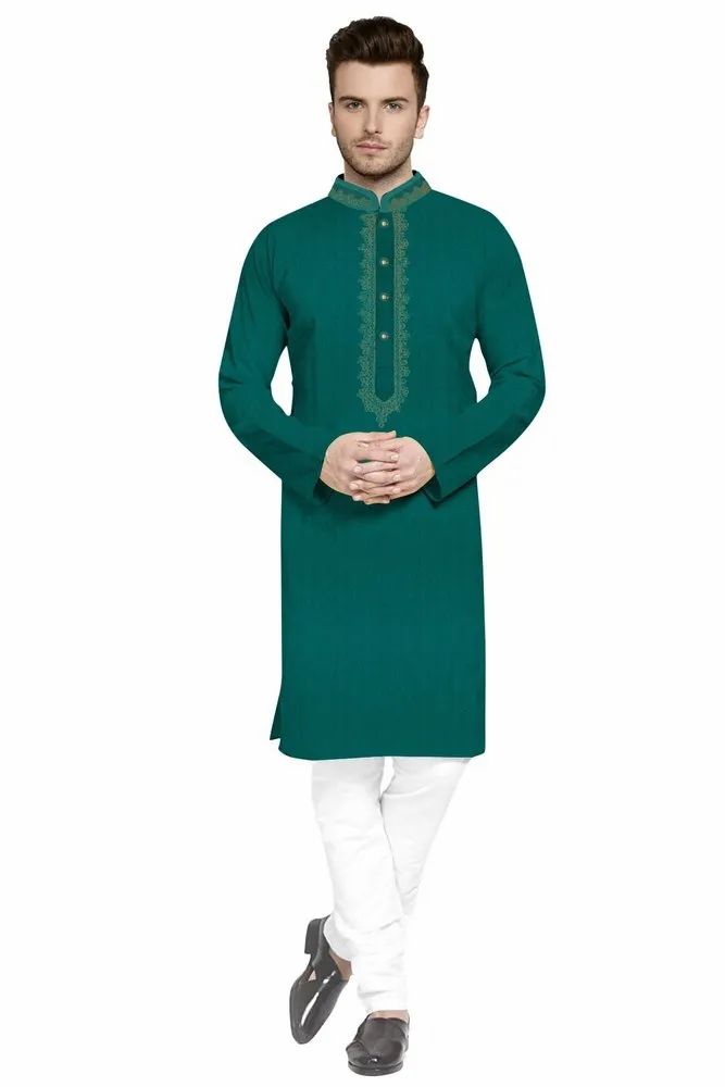 Work Kurta Silk Cotton