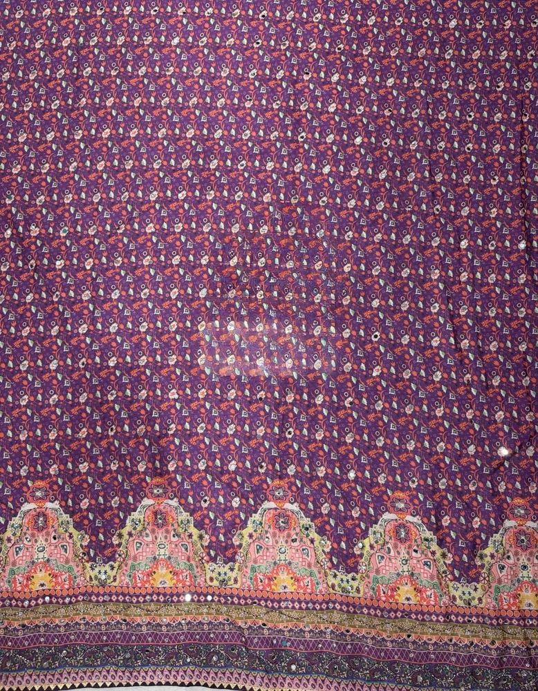 Fancy Mirror Work Saree