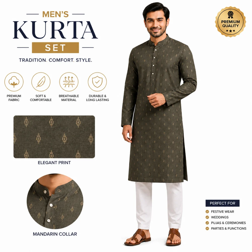 Men Cotton Kurta