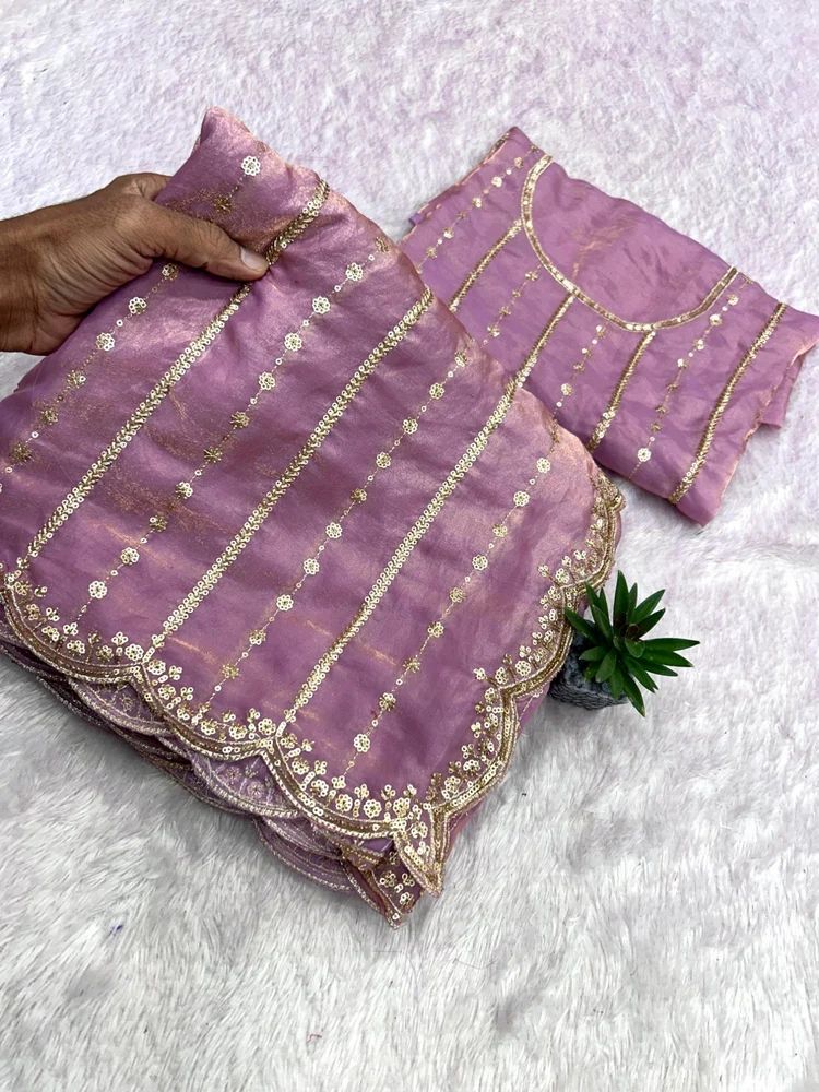 Dual Tone Saree