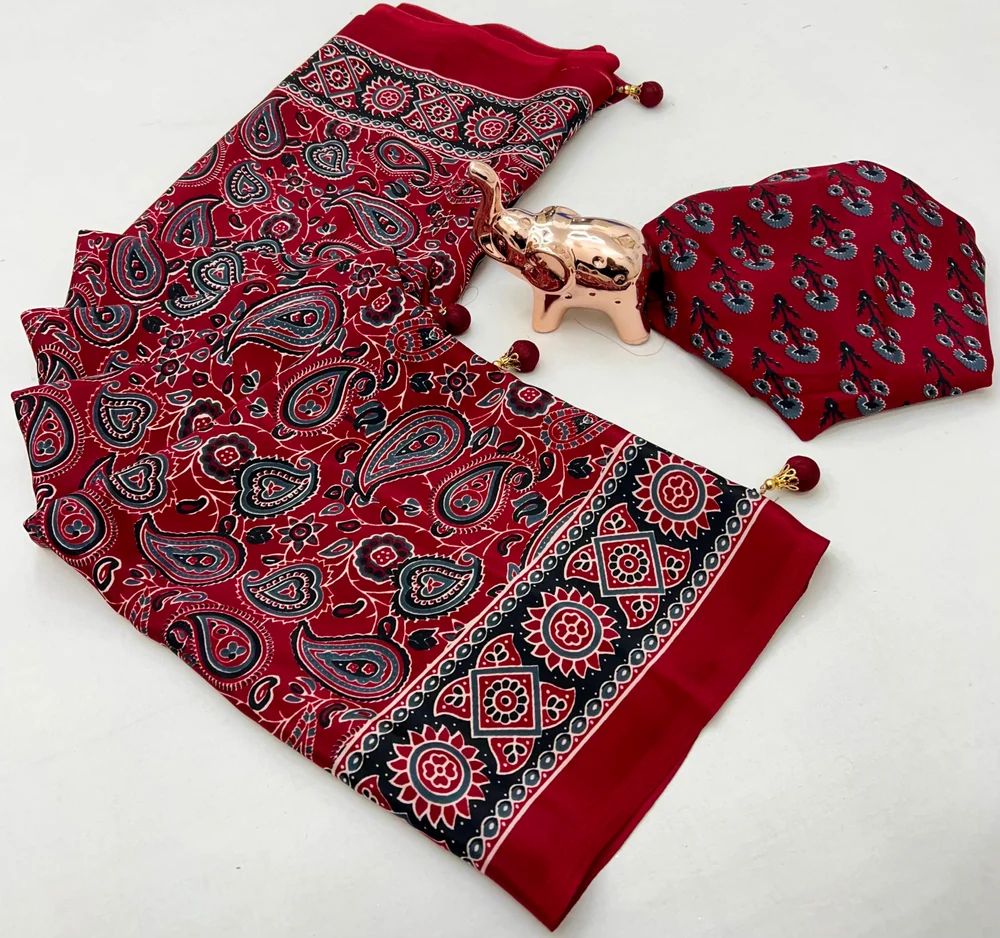 Pure Silk Crepe Sarees