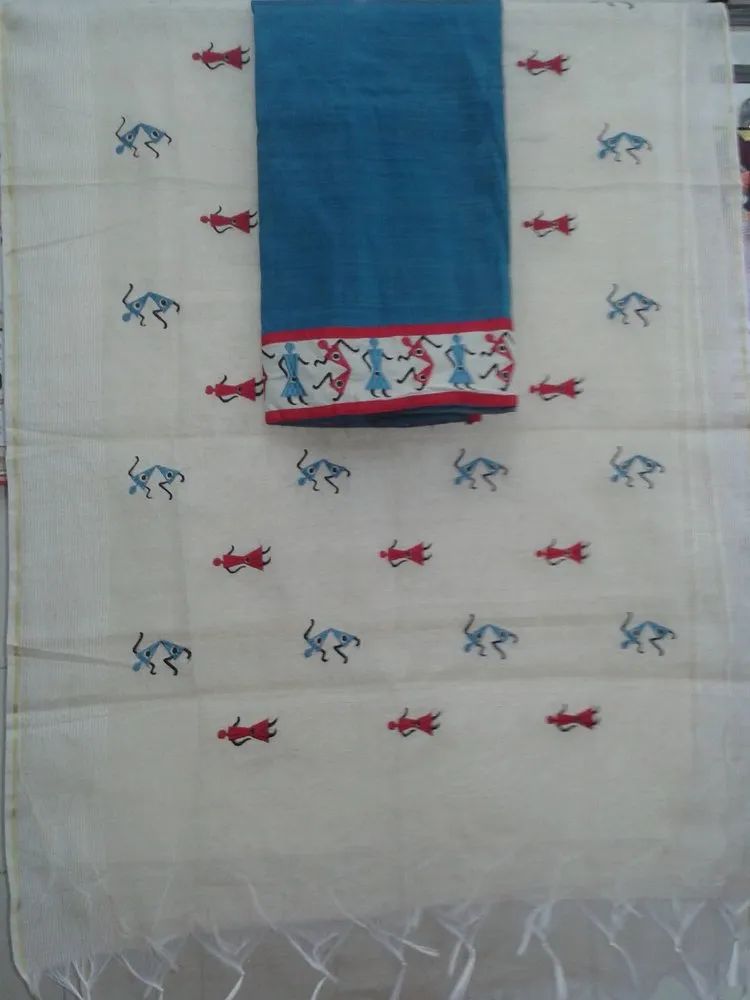 Fancy Dress Material with Dupatta Work