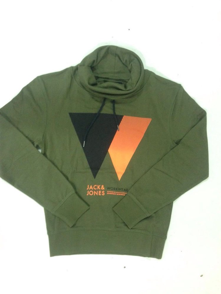 Green Designer Mens Full Sleeve T Shirts