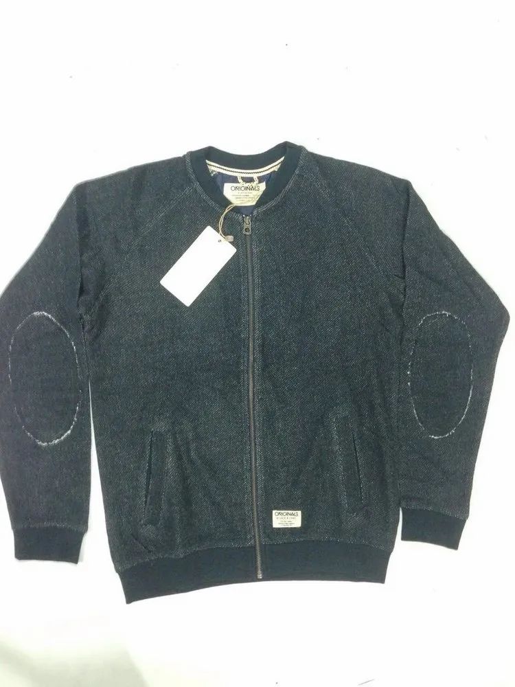 Black Wool Mens Full Sleeve T Shirts