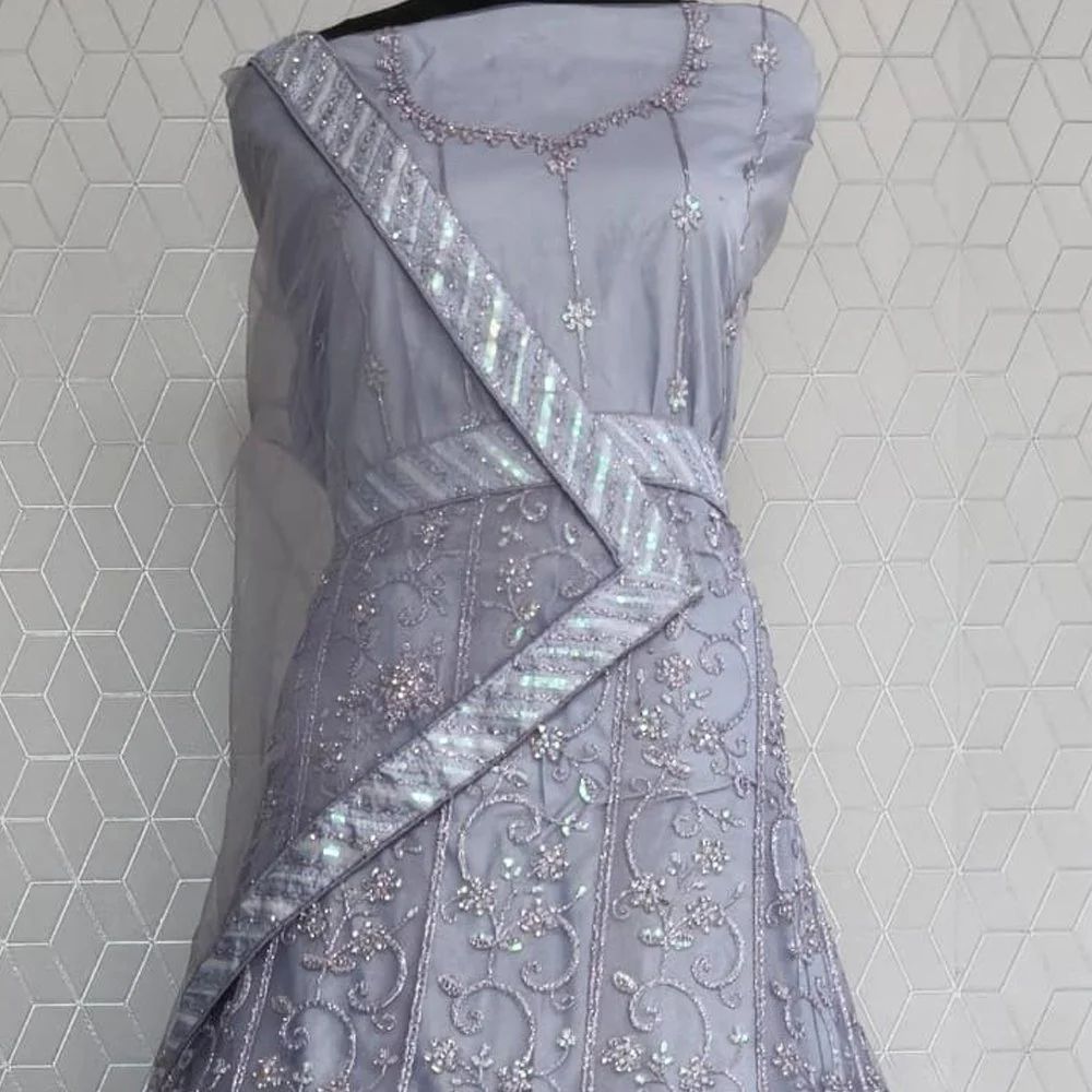Cotton Embroidered Partywear Lehenga