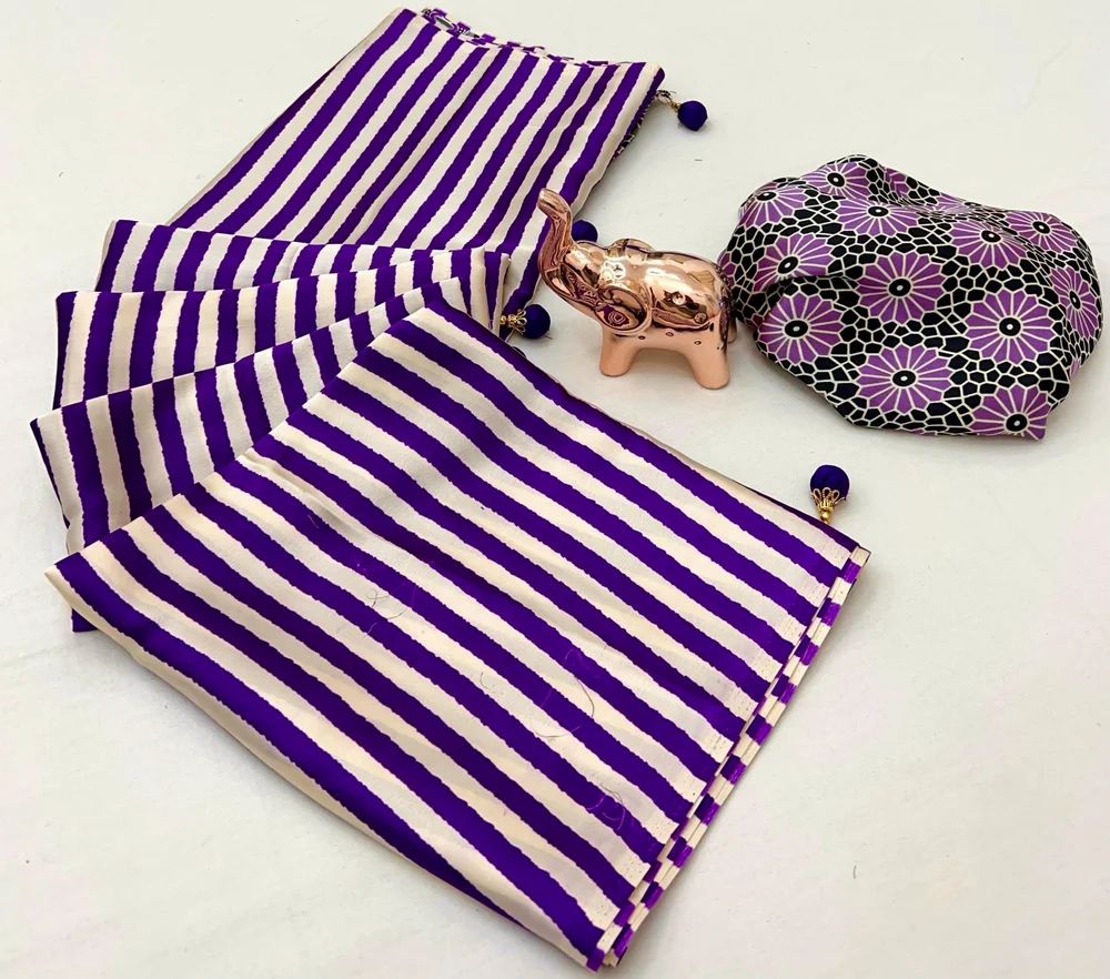 Modal Silk Ajrak Printed Saree
