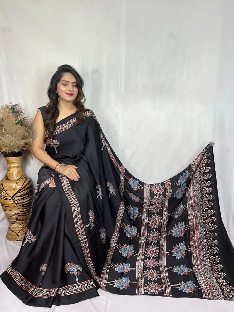 Hand Block Printed Saree