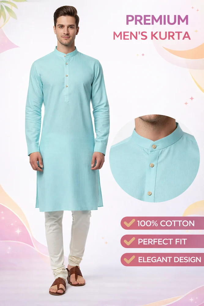 Cotton Mens Kurta