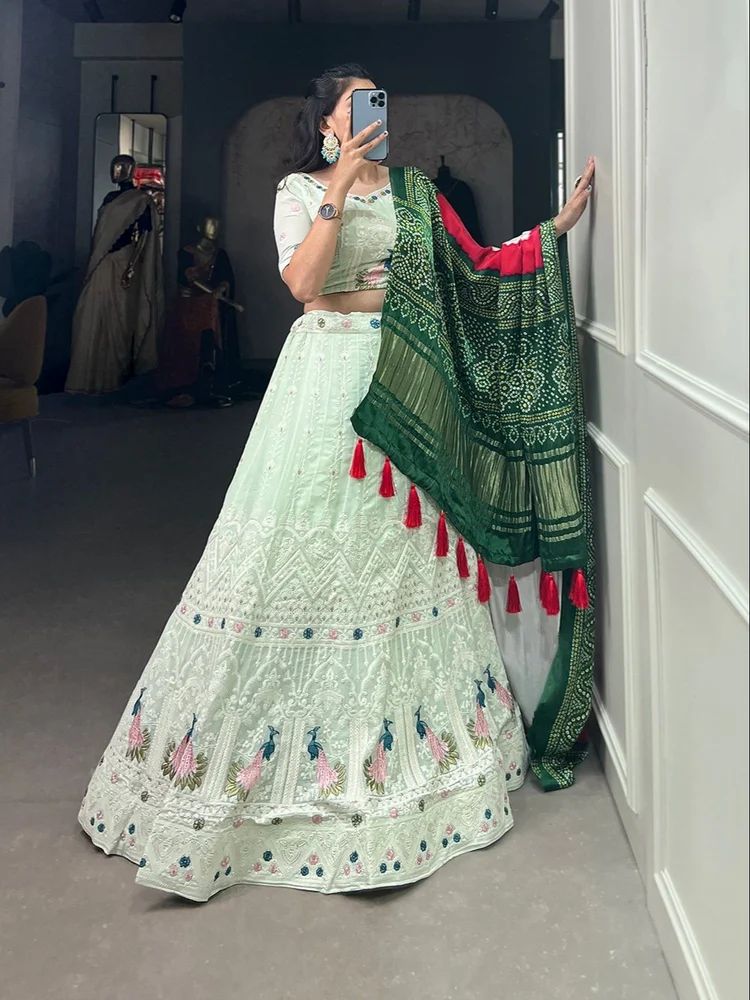 Ladies Wedding Wear Georgette Lehenga Choli