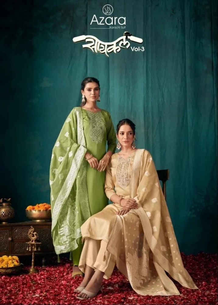 Radhika Azara Cycle Vol 3 Jam Cotton Dress Material Collection