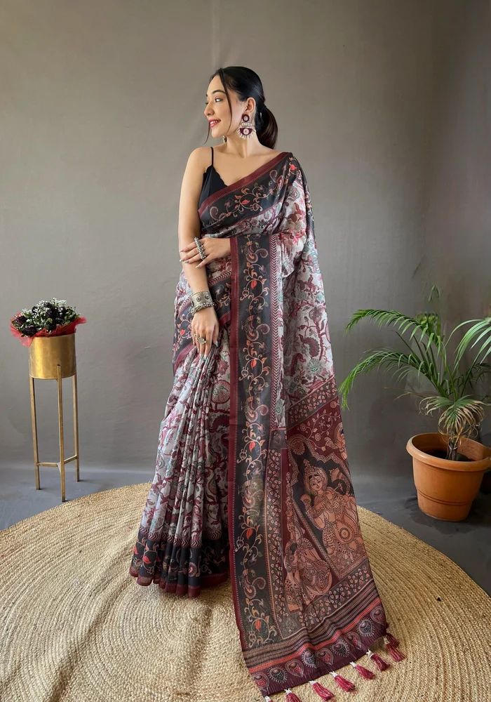 Kalamkari Cotton Saree