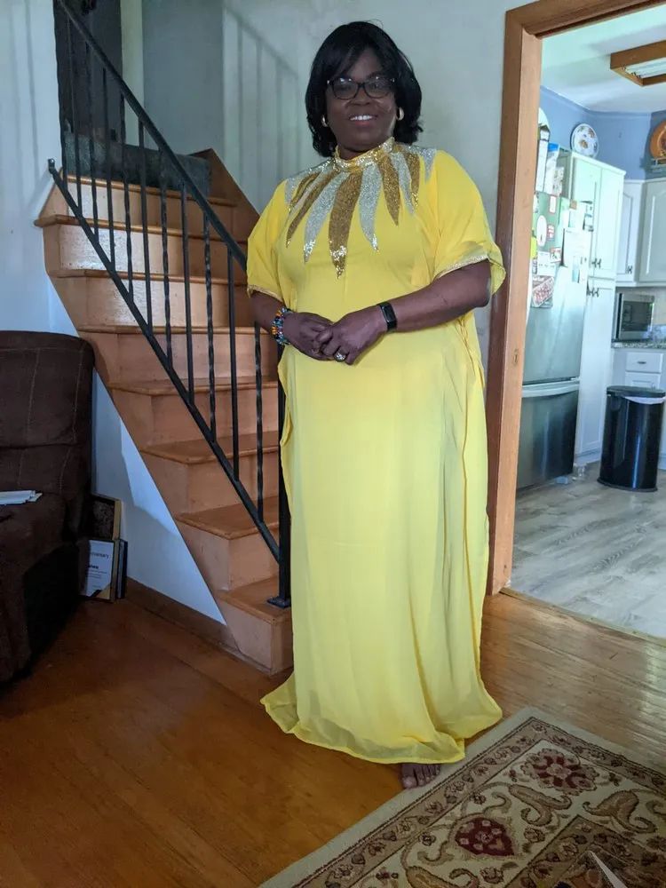 Ladies Yellow Gown