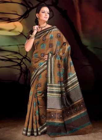 Raw Silk Saree (MUM0040547)