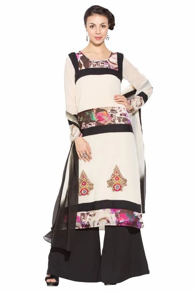 Designer Beautiful Long Styling Palazzo Suit