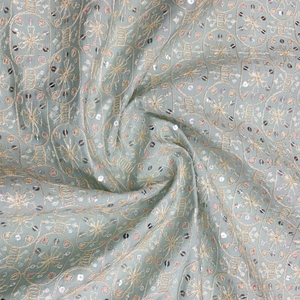 Embroidered Wedding Sherwani Fabric