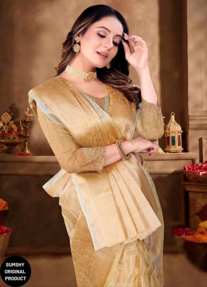 Pure Soft Organza Silk Saree