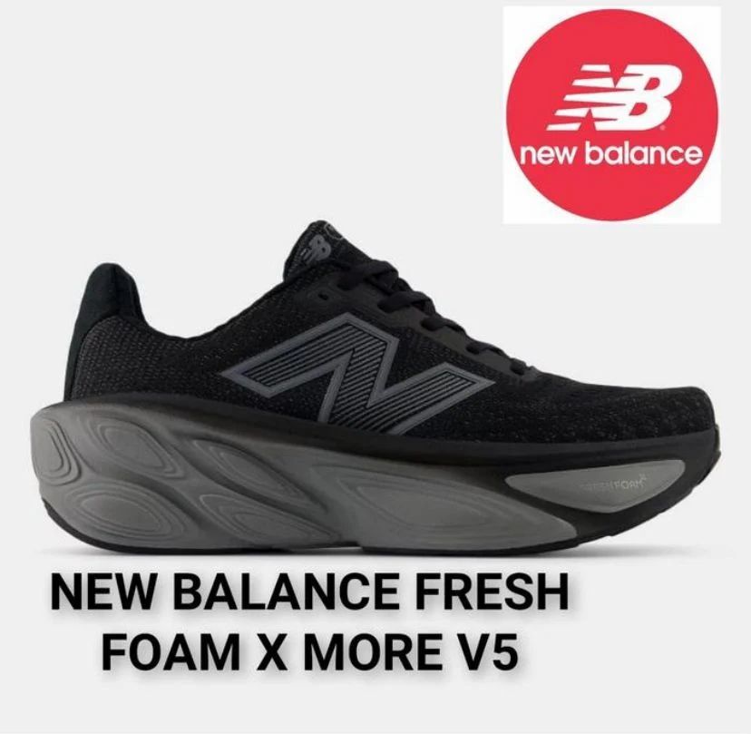 New Balance Running Shoe Fresh Foam X More V5 Black