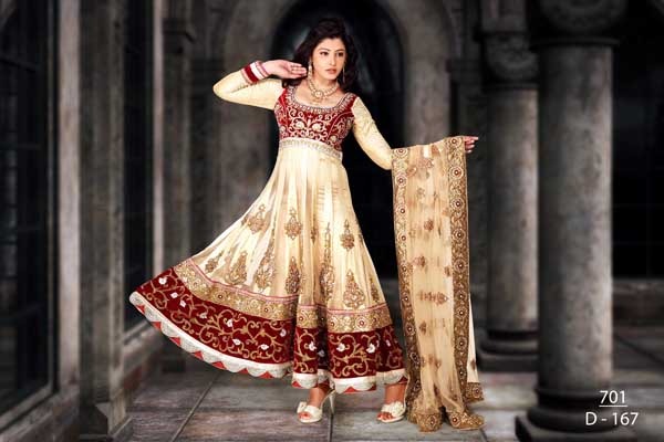 Heavy Worked Anarkali Suit