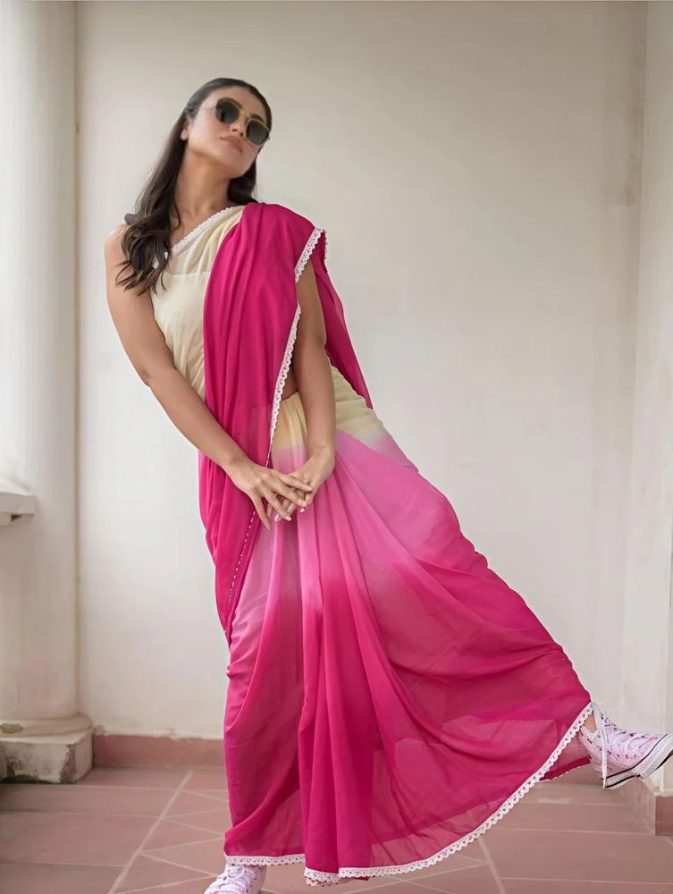 Linen Saree
