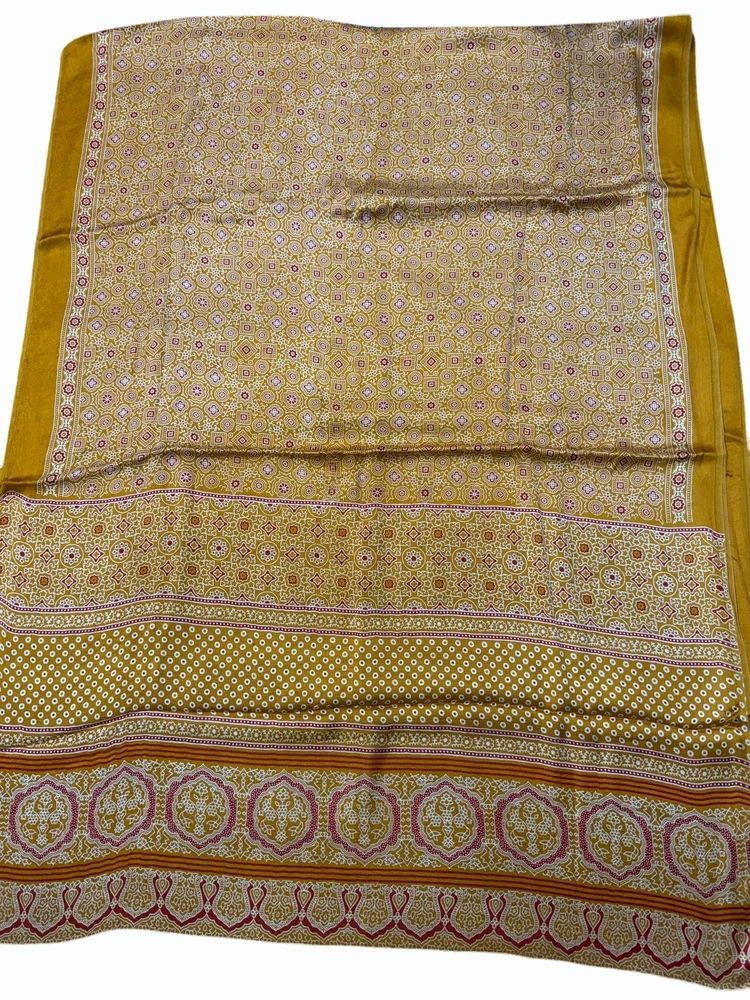 Ajarkh Printed Gajji Saree