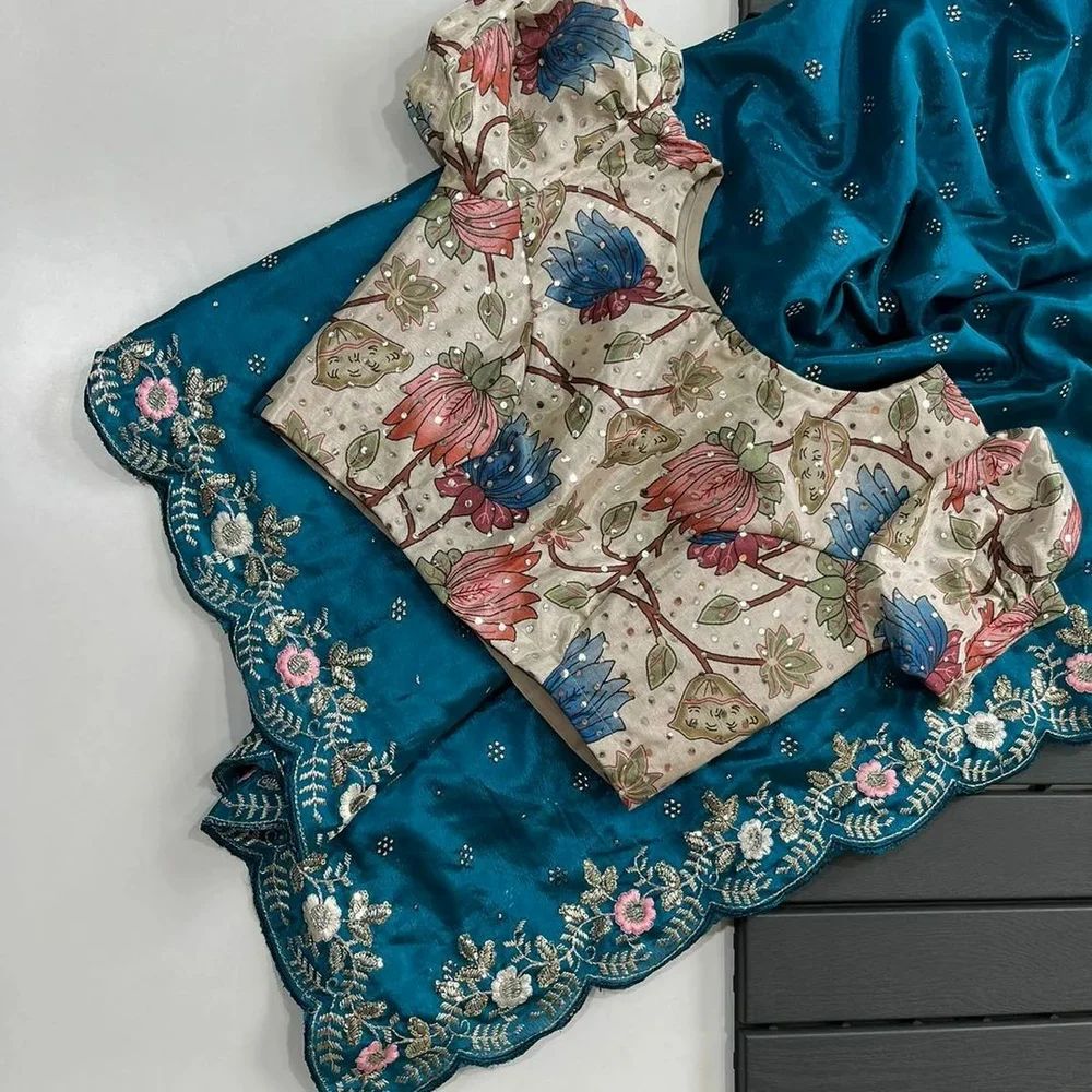 Chinon Silk Saree