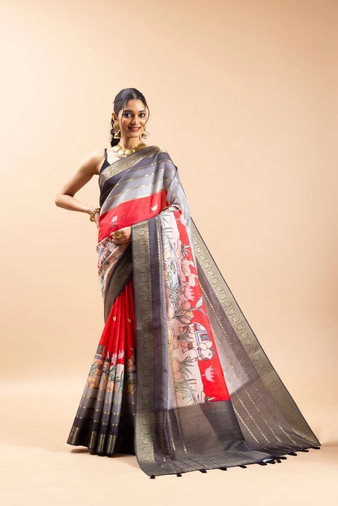 Raj Gaj Jacquard Silk Saree