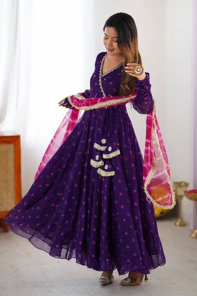 Gowns With Dupatta