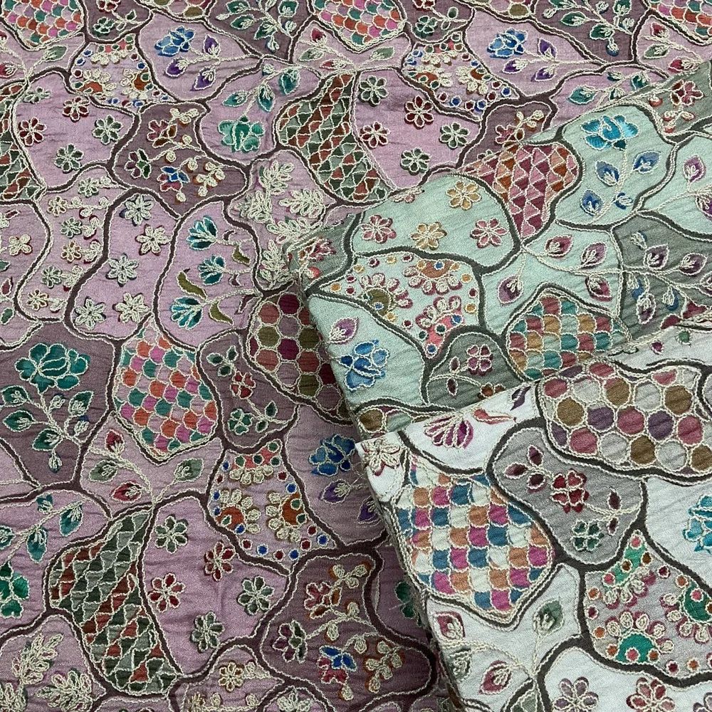 Fancy Embroidered Fabric
