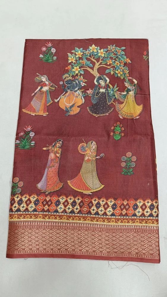 Ladies Fancy Cotton Silk Printed Saree